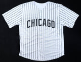 Lance "One Dog" Johnson Signed Chicago White Sox Pinstriped Home Jersey / JSA QR