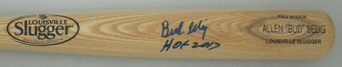 Brewers BUD SELIG Signed Louisville Slugger Name Engraved Blonde Bat AUTO JSA