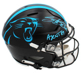 Steve Smith Signed Carolina Panthers Speed Flex ALT Auth. NFL Helmet with 1 Ins.