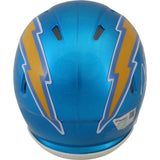Justin Herbert Autographed Los Angeles Chargers Flash Mini Helmet Fanatics 50033
