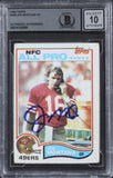 49ers Joe Montana Authentic Signed 1982 Topps #488 Card Auto 10! BAS Slabbed 2