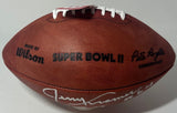 Packers JERRY KRAMER Signed Wilson Authentic SB II Logo Football AUTO w/ Script