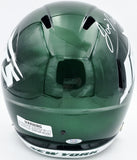 JOE NAMATH AUTOGRAPHED JETS 2024 GREEN FULL SIZE SPEED HELMET PSA/DNA 243282