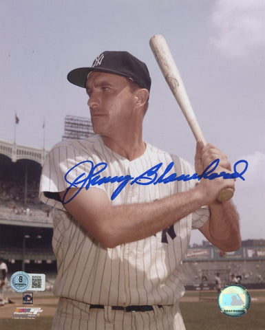 Yankees Johnny Blanchard Authentic Signed 8x10 Vertical Photo BAS #BV03208