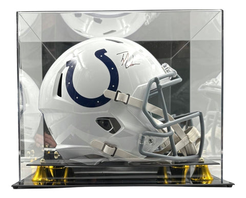 Tyler Warren Signed Indianapolis Colts FS Speed Replica Helmet Fanatics w/ Case