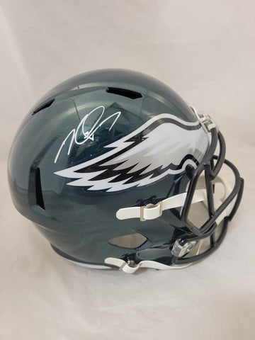 MICHAEL VICK SIGNED PHILADELPHIA EAGLES SPEED REPLICA HELMET BECKETT QR