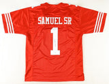 Deebo Samuel Signed 49ers Red Jersey (JSA) San Francisco W.R. New 2024 Uniform #