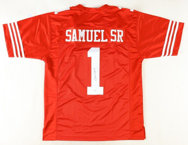 Deebo Samuel Signed 49ers Red Jersey (JSA) San Francisco W.R. New 2024 Uniform #