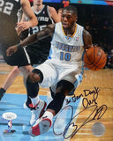 Nate Robinson Autographed 8x10 Photo Inscribed "3x Slam Dunk Champ" JSA COA