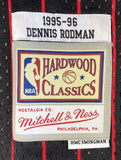 Dennis Rodman Signed Chicago Bulls 1995-96 M&N HWC Swingman Jersey BAS ITP