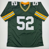 Autographed/Signed Clay Matthews Green Bay Green Football Jersey JSA COA