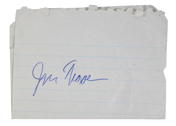 Jim Thorpe Authentic Signed 4x6 Cut Signature PSA/DNA #AQ00513