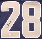 Marshall Faulk Signed St. Louis Rams Jersey (JSA) NFL M.V.P. (2000) All Pro R.B.