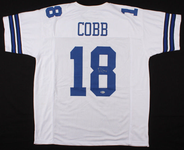 Randall Cobb Signed Dallas Cowboys Jersey (Beckett) 2014 Pro Bowl Wide Receiver