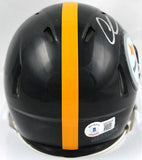 Chase Claypool Autographed Pittsburgh Steelers Speed Mini Helmet-Beckett W Holo