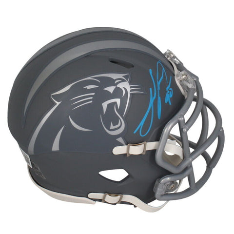 Julius Peppers Autographed Panthers Slate Mini Speed Helmet Beckett