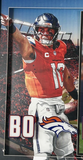 Bo Nix Autographed 16x20 Broncos Photo in 3D Shadowbox (31.5"W x 35.5"H) BAS COA