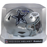 Dak Prescott Autographed Dallas Cowboys Mid-Size Midi Helmet Beckett 56286