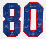 1980 USA Hockey (15) Craig, Eruzione, Broten Signed White Framed Jersey Steiner