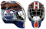 Grant Fuhr Signed Oilers Franklin Rep Street Hockey Goalie Mask w/HOF - (SS COA)