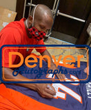 Champ Bailey Autographed/Signed Pro Style Blue XL Jersey BAS 30549