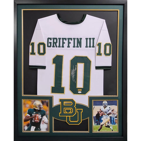 Robert Griffin Autographed Signed Framed Baylor RG III Heisman Jersey