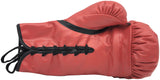 SUGAR RAY LEONARD AUTOGRAPHED RED EVERLAST BOXING GLOVE LEFT LH JSA 237640