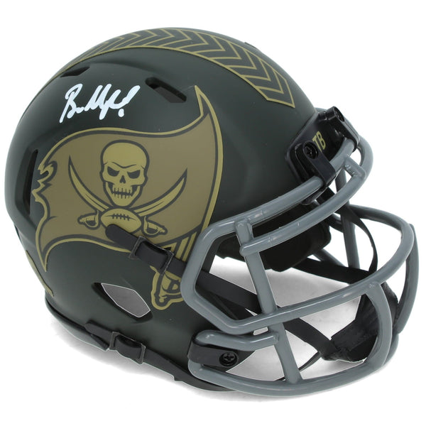 Baker Mayfield Autographed Buccaneers 2025 STS Speed Mini Helmet Beckett
