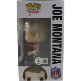 Joe Montana Signed San Francisco 49ers Funko Pop! #84 w/Hard Protector FAN 44413