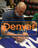 Bob Lilly Autographed/Signed Pro Style Blue XL Jersey HOF BAS 30624