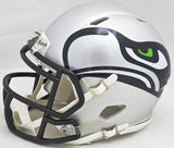 CHRIS CARSON AUTOGRAPHED SEAHAWKS AMP GRAY SPEED MINI HELMET FANATICS 216810