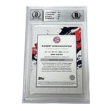 Robert Lewandowski Signed 2020-21 Topps Inception UCL - BGS 9 AUTO 10