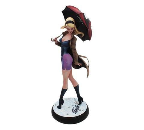 Stan Lee Signed Marvel Gwen Stacy Sideshow Collectibles Comiquette Statue
