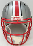 HEISMAN WINNERS AUTO OHIO STATE FLASH FULL SIZE HELMET 3 SIGS BECKETT 203900