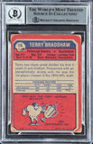 Steelers Terry Bradshaw Signed 1973 Topps #15 Card Auto 10! BAS Slabbed