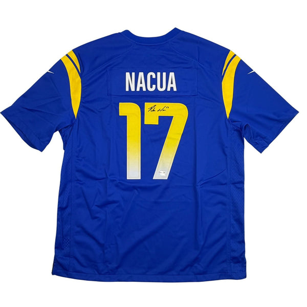 Autographed/Signed Puka Nacua #17 Rams Authentic Rookie Jersey Fanatics COA
