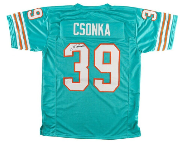 Larry Csonka Signed 1972 Miami Dolphins Jersey (JSA COA) 2xSuper Bowl Champion