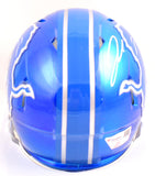 Jahmyr Gibbs Autographed Detroit Lions Flash Speed Mini Helmet- Fanatics *White