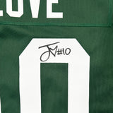 Jordan Love Green Bay Packers Signed Green Nike Game Jersey JSA