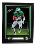 Saquon Barkley Signed/Autographed 16x20 Photo Eagles Framed Beckett 193279