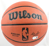Patrick Ewing Autographed Authentic Series NBA Wilson Basketball-Beckett W Holo