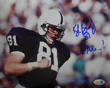 Kyle Brady Penn State Signed/Inscribed 8x10 Photo Witness JSA 205834