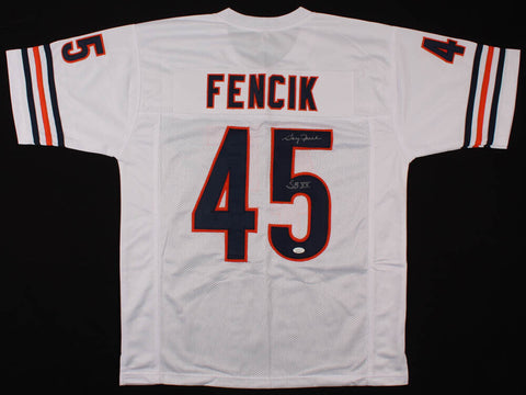 Gary Fencik Signed Chicago Bears Jersey Inscribed SBXX (JSA COA) 2xPro Bowl D.B.
