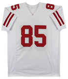 George Kittle Authentic Signed White Pro Style Jersey BAS Witnessed