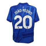 Joao Pedro Signed Chelsea FC Home Soccer Jersey #20 with Beckett COA