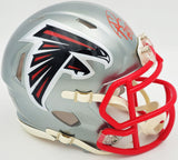 ANDRE RISON AUTOGRAPHED FALCONS FLASH GRAY SPEED MINI HELMET BAD MOON JSA 232855