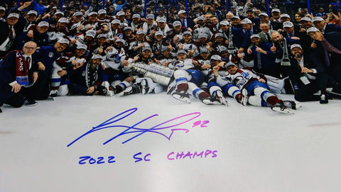 Gabe Landeskog Team Celebration 16x20 Photo (JSA)