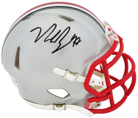 Nick Bosa Signed Ohio State Buckeyes FLASH Riddell Speed Mini Helmet - (Beckett)