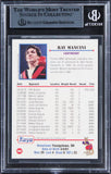 Ray Mancini "3x Insc" Authentic Signed 1991 Kayo #86 Card BAS Slabbed 2