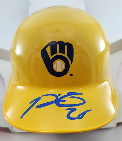 Milwaukee Brewers Great PRINCE FIELDER Signed Rawlings Mini Helmet AUTO JSA